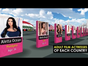 Adult film actresses of Each Country 2024