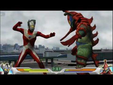 Ultraman Taro ウルトラマンタロウ vs Alien Hipporito ヒッポリト星人  Ultraman Fighting Evolution 0  PPSSPP