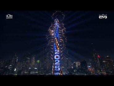 احتفالات برج خليفة برأس السنة الجديدة 2025  Burj Khaleifa fireworks at Dubai in New Year