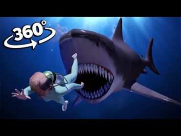 🦈SHARK ATTACK 360°  VR Video