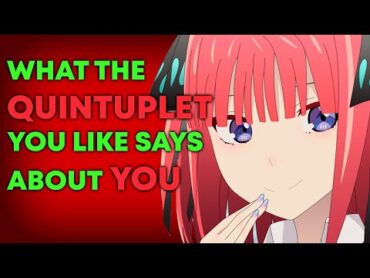 What the QUINTUPLET you like says about YOU!  TQQ