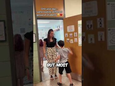 This teacher gives her students the love they need ❤️