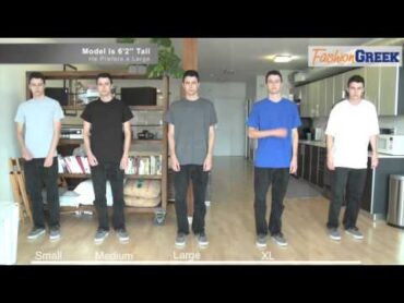 Men&39;s Tshirt Sizing Video