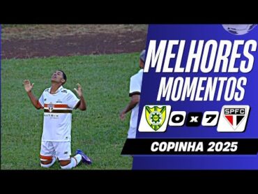 Picos 0 x 7 São Paulo  Melhores Momentos (COMPLETO)  Copinha 2025