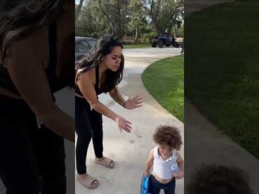 Mom and dad catch son trying to take sister to school with him shorts