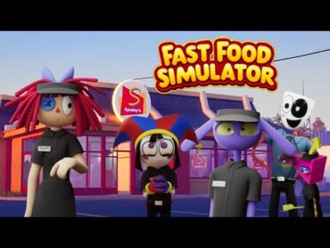 The Amazing Digital Circus Voice Actors Play Fast Food Simulator for Charity!