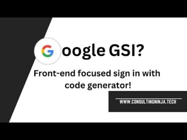 Login / Signup / SignIn with Google GSI  OAuth2.0