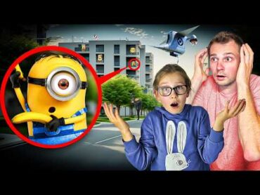 أنجلينا و ابوها يقعان في فخ المينيونز! Despicable me 4 جرو يطارد اغنيس