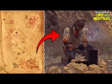 جوس مارستون الزومبي ورحلة البحث عن كنوز ريد ديد ريدمبشن  RDR Undead Nightmare Treasure Hunt 9