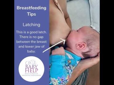 Breastfeeding  Poor latch vs good latch