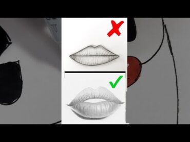 How to draw lips perfectly  Easy!  shorts art drawing