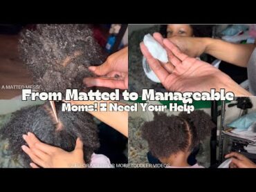 From Matted to Magical! Easy Toddler Puffs Hairstyle for Black Girls