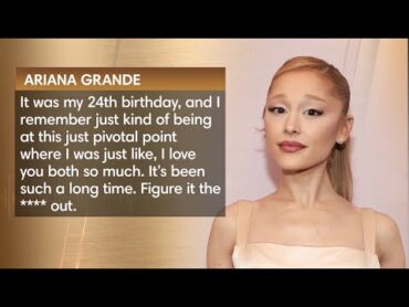 Ariana Grande Forced Divorced Parents To Be Friends  The View