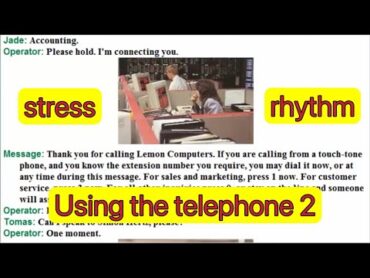 This video will help you learn how to understand and speak with English rhythm and stress