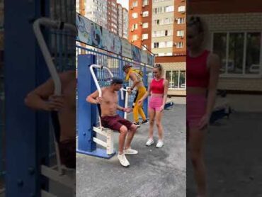 Sport prank with girl! 😂 shorts