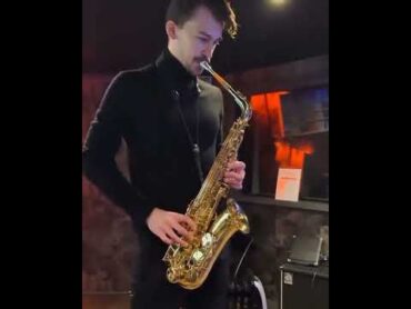 saxophone played with trumpet mouthpiece