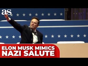 ELON MUSK mimics NAZI SALUTE during TRUMP&39;S inauguration