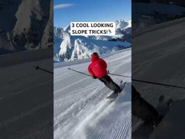 3 slope Tricks to impress⛷️🔥! Easy to learn! tricktip howto ski skiing skifahren seetirol