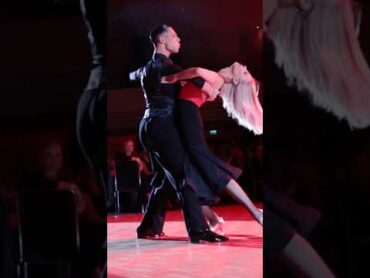 Passionate tango performance 🖤🩶❤️ ballroom dancegala superstars tango dance performance