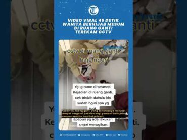 Heboh! Wanita Berhijab Mesum di Ruang Ganti Mall Terekam CCTV