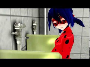 【MMD】Miraculous// Marinette // Ladybug Public Toilet Weirdo Vine