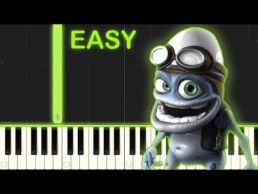 Crazy Frog  Axel F  EASY Piano Tutorial