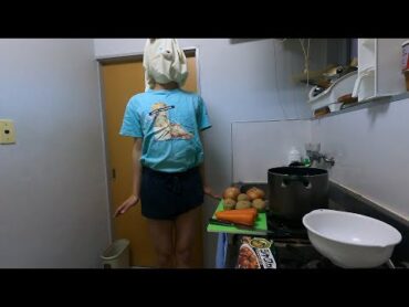 ☆ゲッダン☆踊りながらカレー作ってみた　shorts