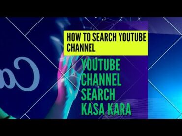 How to search youtube channal//youtube channel //waseemtechnical youtube channel search kasa kara