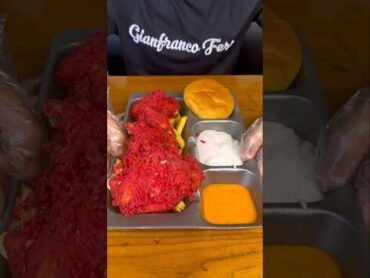 جربنا احرّ بروستد موجودة بالاردن 🌶️😬 بروستد  حار برجر دجاج friedchicken spicyfood burger