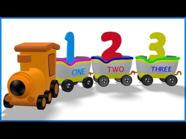 Learn To Count Numbers  123 Counting  1234 Number Train  Preschool & Kindergarten Education