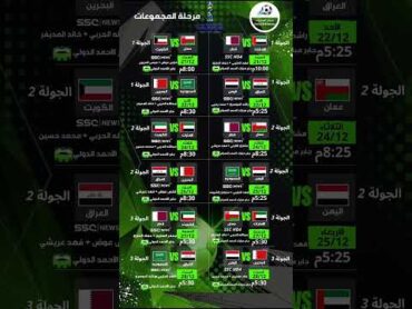 جدول معلقين مباريات كاس الخليج 26