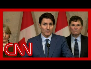 Watch Trudeau speak directly to Trump during blistering speech