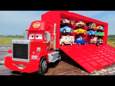 More than 50 Toy Cars Mini Car & Big Mac Trailer  Car Videos For Kids