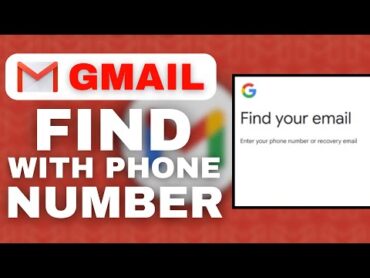 How To Find Gmail Account By Phone Number