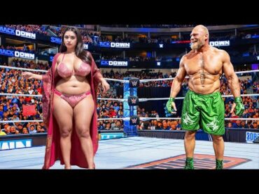 Brock Lesnar vs Indian Female WWE Smackdown Highlights Today  WWE Friday Night Smackdown Live