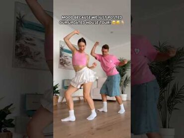 HOUSE TOUR! 👆🏼😅  APT. DANCE ROSÉ & Bruno Mars  dance trend viral couple funny shorts