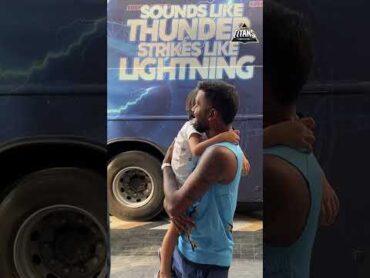 Gujarat Titans  Hardik Pandya with his son Agastya