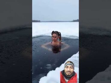 Ice frozen ice mermaid frozen underwater icequeen swimming swim icefun loveingice bikini
