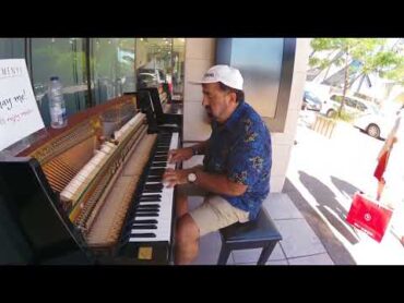 Arabic Tango  on a Street Piano: Farid ElAtrash Ya Zahratan Fi Khayaliفريد الاطرش يا زهرة في خيالي