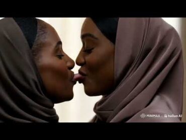 Black Muslim lovely tongue Kiss  Lesbian Kissing Video