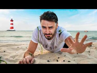 أنا واليوتيوبرز نقضي 24 ساعة على جزيرة مهجورة 🏝️