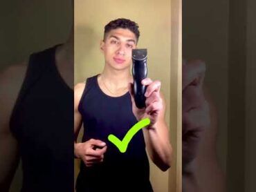 أسهل طريقة لحلق شعر الجسم✅