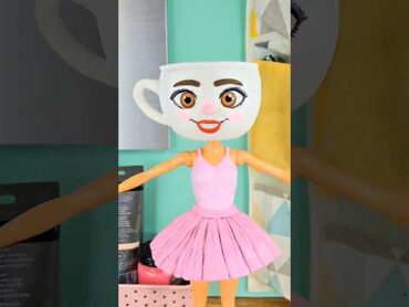 Ho fatto la BARBIE BALLERINA CAPPUCCINA! ☕ 💗! brainrot barbie craft diy