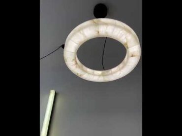 Modern Marble Rivage Round chandelierThe Artistic Glow in Your Space