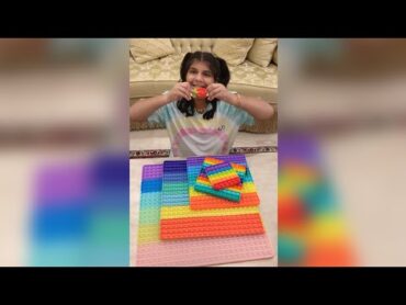 من اكبر لي اصغر بوب ات  biggest to smallest pop it popit  fidget  fidgettoys