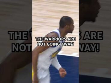 Kuminga is lighting a spark for the Warriors