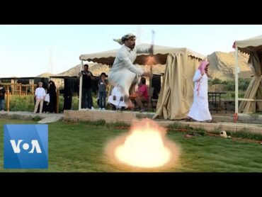 Saudis Keep Traditional GunJumping Dance Alive