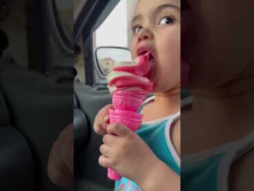 نيهان بتحب ايسكريم فرولة🍨وانتوو؟ اشتركو بالقناة  نوصل 100 الف 😍🙏 viral شفا cute funny shorts