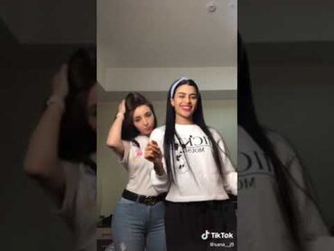 ياقمر يايماني بنات تيك توك  رقص مزز Tik tok. اماني الذماري وهيثم العلفي ياقمر يايماني
