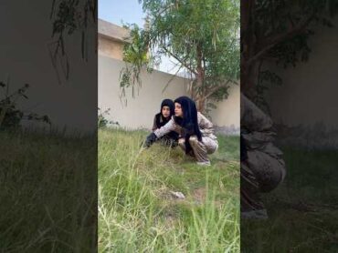 بنات اقوياء 😂😂 ام سيف ونانو
